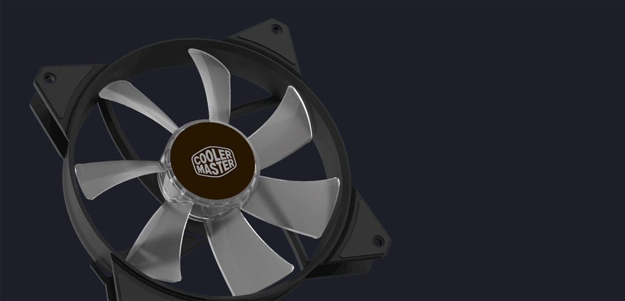 Cooler Master MasterFan MF140R ARGB 140 mm Addressable ARGB Fan 